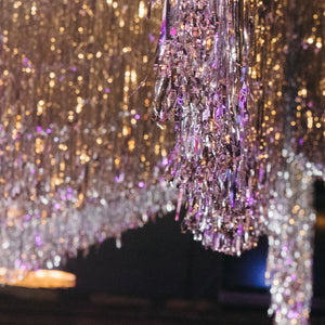 Silver Tinsel Garlands