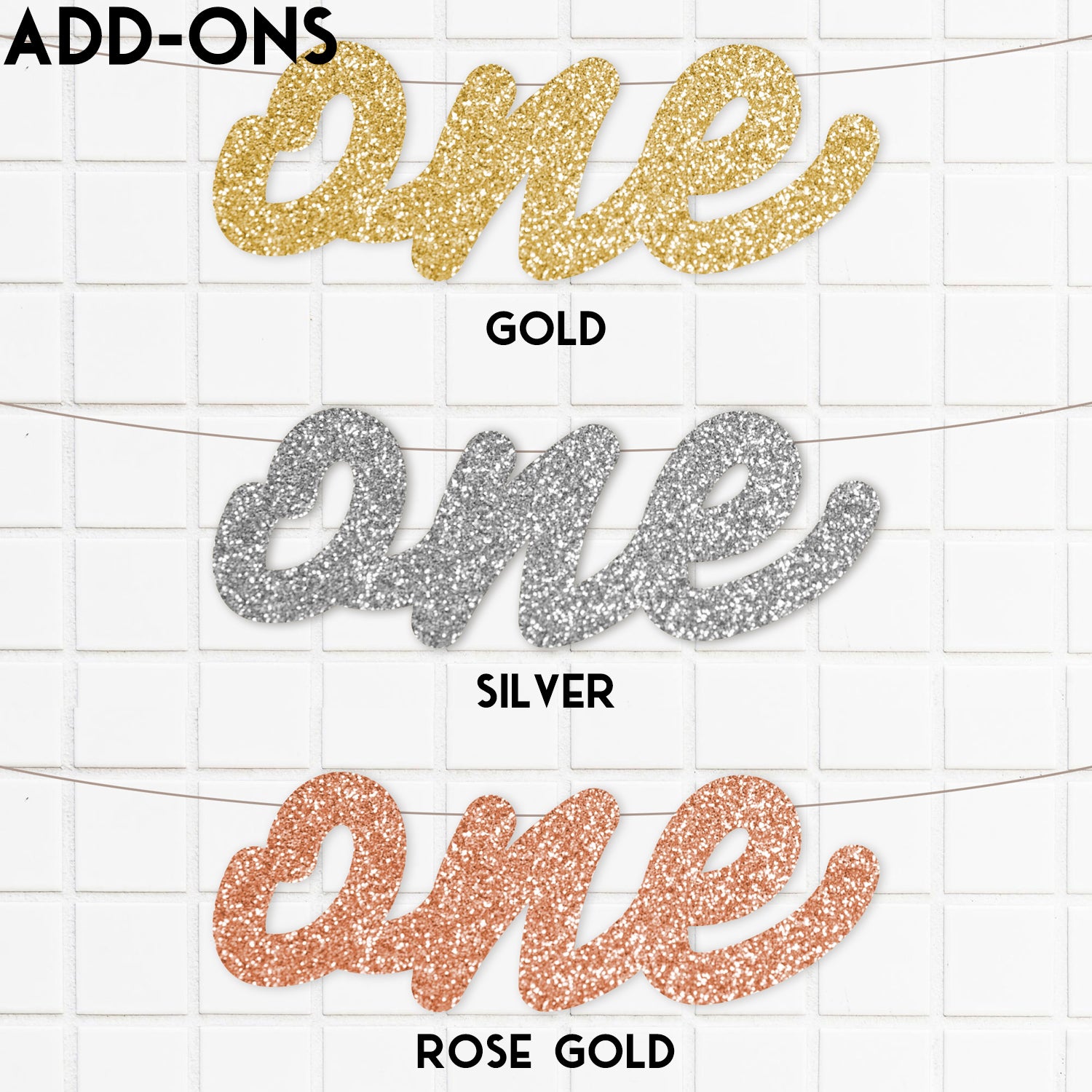 Valentines Day high chair garland