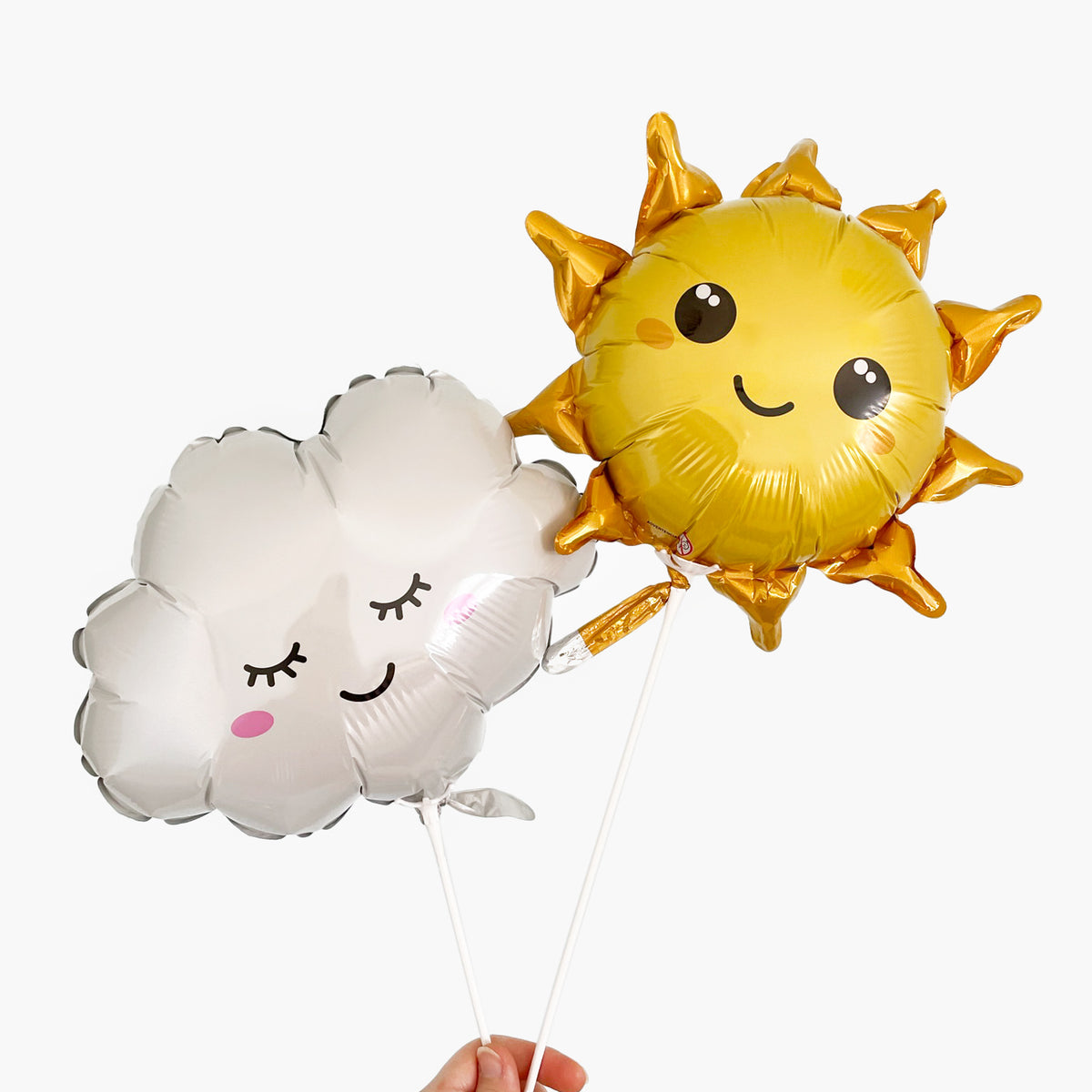 Air-fill Cute Sun Foil Balloon 14" [Heat-sealing]